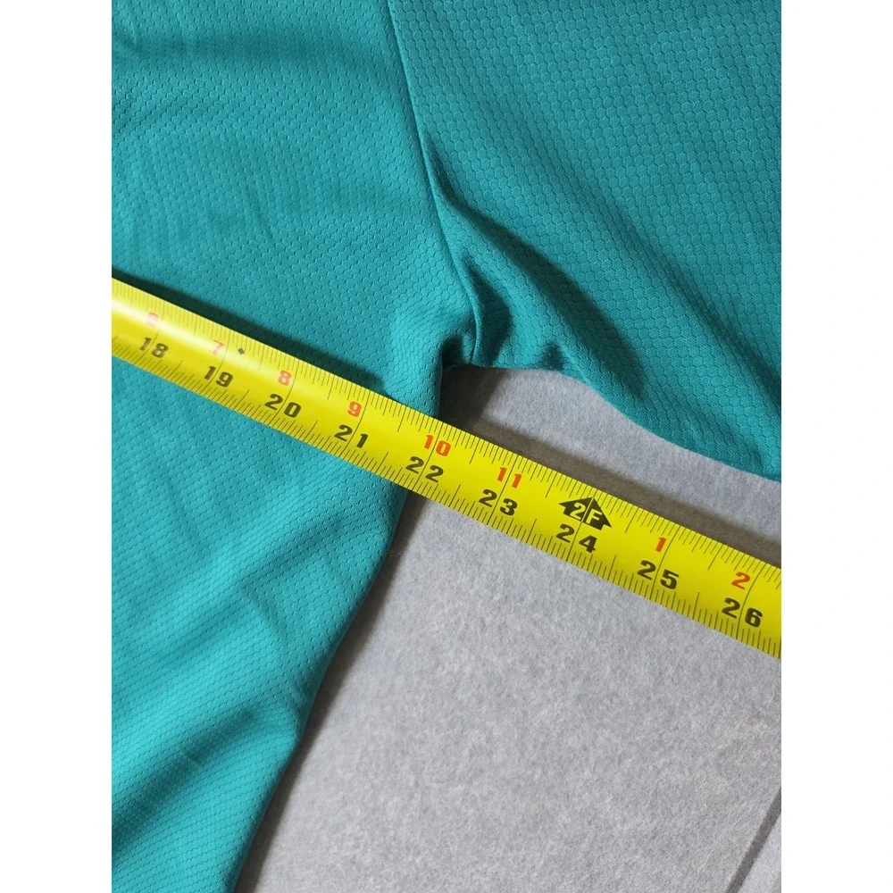 NFL Super Bowl LIV Men's Miami Short Sleeve Polo Shirt size XL Turquoise
